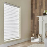 Zebra Cordless Blinds Privacy  White ( 84 inch Extra Long )