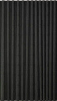 Black Out Curtain, Wave, S Fold- Black 100"w X 130" inches high, Drapery King Toronto
