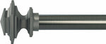 Square Finials For 1 3/8" (35mm) Diameter Rod Antique Pewter