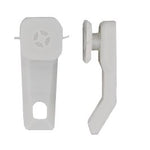 Design White Heavy Duty Traverse Rod Cord Retention (25pcs)