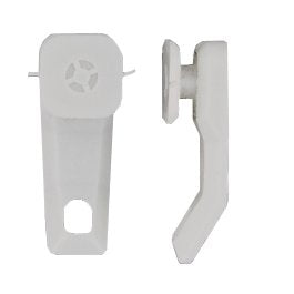 Design White Heavy Duty Traverse Rod Cord Retention (25pcs)