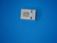I Beam Track Bracket Metal, White Projection Bracket