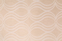 Richloom Ira Velvet Upholstery Fabric in Rice  54" wide Ivory