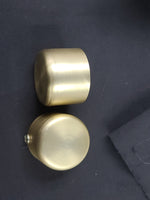 End Caps Finials For 1 3/8" (35mm) Diameter Rod Matt Gold / Satin Gold