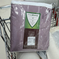 Faux silk taffeta curtains | dupioni silk curtain panels | Lined - 54"W x 120"H  Lilac