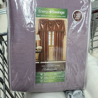 Faux silk taffeta curtains | dupioni silk curtain panels | Lined - 54"W x 120"H  Lilac