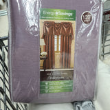 Faux silk taffeta curtains | dupioni silk curtain panels | Lined - 54"W x 120"H  Lilac