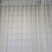 Pinch Pleated Sheer white, Drapery King Toronto