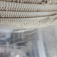 Conso Ivory, Natural 6" bullion fringe trim