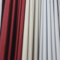 D.K. Home Curtains Woven Blackout Grommet Top Panel Sand  52 W X 130 L