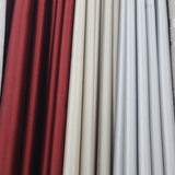 D.K. Home Curtains Woven Blackout Grommet Top Panel Sand  52 W X 130 L