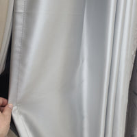 D.K. Home Curtains Woven Blackout Grommet Top Panel Sand  52 W X 130 L