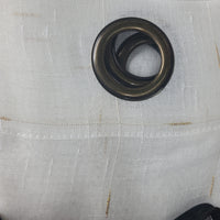 Linen Texture Sheer Curtain Panel, 100" x 96"  Grommet, Gold Slub