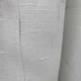 Linen Texture Sheer Curtain Panel, 100" x 96"  Grommet,  Silver Slub