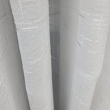 Linen Texture Sheer Curtain Panel, 100" x 96"  Grommet,  Silver Slub