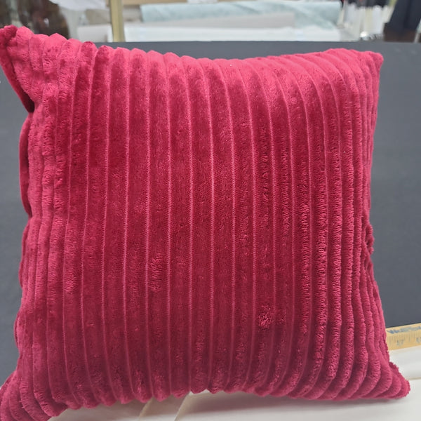 Velvet Corderoy, Red, 16 X 16