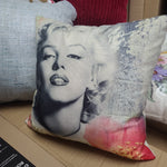Marilyn Monro Style throw pillow