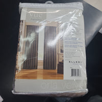 New Vue Signature Orla Velvet Window Curtain Panel, 52"X95", Mink ( Set of 2) (Sale Item)