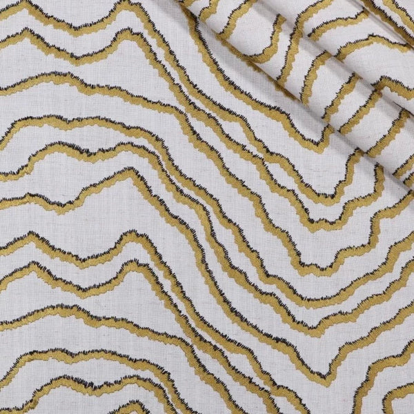 Domain Embroidered Drapery Fabric in Ore, Drapery King Toronto