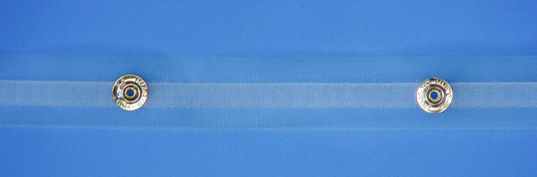 RF-40-2845 CLEAR, Snap Tape / Clear, For Ripple Fold Drapery By Drapery King Toronto