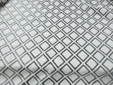 Embroidery, Diamond, Sparkle Color Natural / Gray   Fabric 50" wide x 108 Long drapery