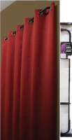 Perfect Wrap a round Blackout Double Curtain Rod and Hardware Set (Pewter) 66 X 120In Wide