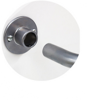 Perfect Wrap a round Blackout Double Curtain Rod and Hardware Set (Pewter) 48 X 84 in Wide