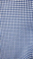 Blue Gingham 100% Cotton  54 inch Wide Plaid