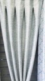 Milan Solid Jacquard Curtain Inverted Pleat 96" Long SPA