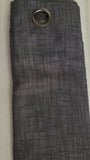 Grommet Linen Look Lined
Color Graphite 50 x 95 long Zenia