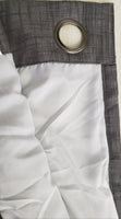 Grommet Linen Look Lined
Color Graphite 50 x 95 long Zenia