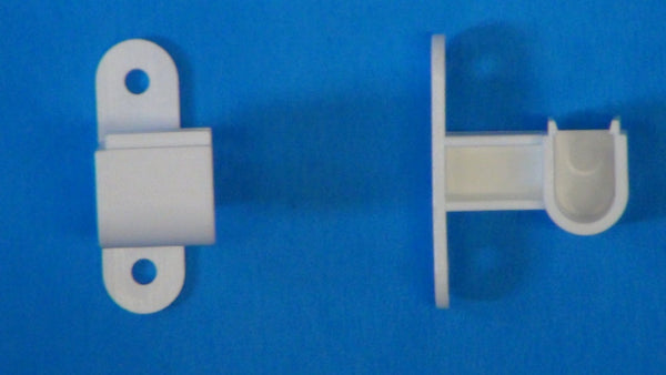Plastic Outside Mount Bracket: Product number 2020 Close Fitting Bracket for Oval Rod