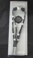 Curtain Tiebacks Magnetic, Curtain Rope Charcoal, silver