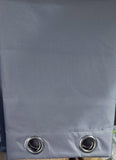 DK Eclipse Solid Blackout Window Curtain Panel 52" W x 96" L  Gray / Sateen