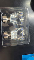 Crystal Dimond Finial 1 1/8" (28mm) #2 /6 Colors Available