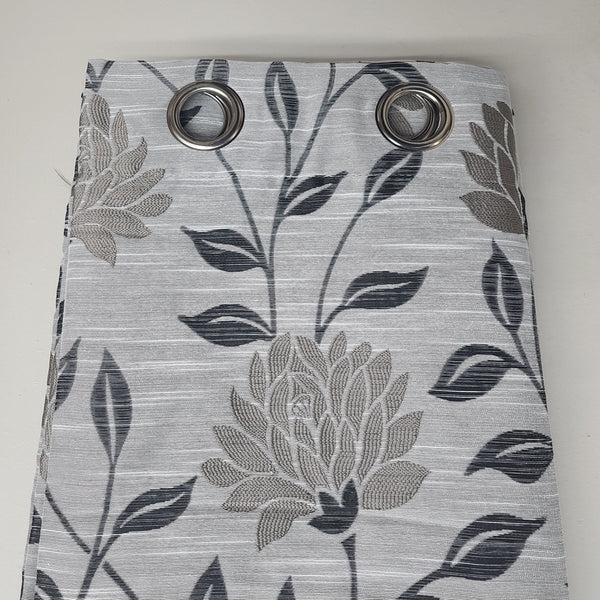 Ready Made Grommet, Curtain, Jacquard Drapery Panel 52 x 90 ( Set of 2 )