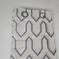 Ready Made Grommet, Curtain, Jacquard Drapery Panel 52 x 90 ( Set of 2 )