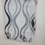 Ready Made Grommet, Curtain, Jacquard Drapery Panel 52 x 90 ( Set of 2 )