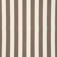 SCHUMACHER CABANA STRIPE TAUPE FABRIC