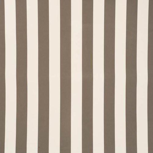 SCHUMACHER CABANA STRIPE TAUPE FABRIC