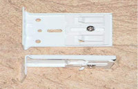 Design White Heavy Duty Traverse Rod End Bracket