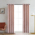Regency 95 -Inch Long Grommet Room Darkening Window Curtain Panel in Blush  (Single)