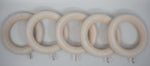 1 3/4" Wood Rings (14 rings) White Wash Color