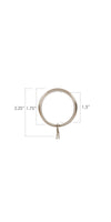 BAYVIEW: 28RND, ss, Satin Silver At Drapery King Toronto