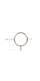 BAYVIEW: 28RND, ss, Satin Silver At Drapery King Toronto
