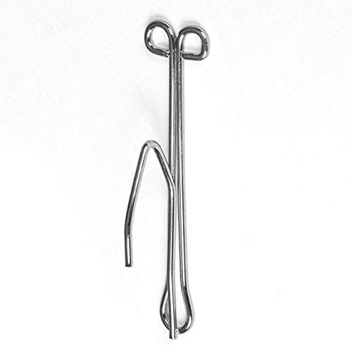 Graber style 3-Inch Slip On Drapery Hooks with 1-Inch Drop