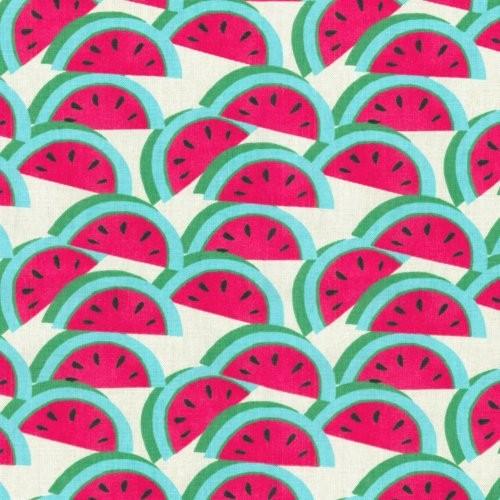 PKL STUDIO WATERMELON FUCHSIA FABRIC $10 cad