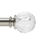 Umbra Facetted Acrylic Ball Finials Sold as a Pair / Cappa Compatible