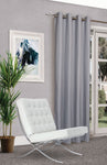 G Design Alice Blackout Design Set of 2, 54"W x 96"H each Gray