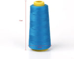  ilauke 12 X 1500M Overlock Sewing Thread Assorted Colors Yard Spools Cone 100% Polyester for Serger Quilting Drapery